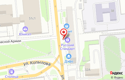 Банк Русский Стандарт в Красноярске на карте