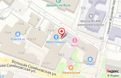 Мосхолдинг на площади Журавлёва на карте