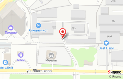 Автостоянка в Перми на карте