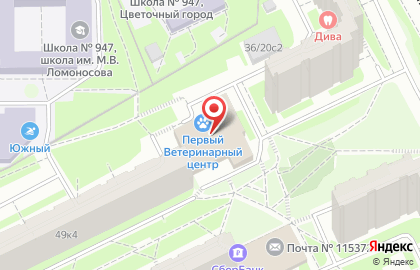 Ветеринарная клиника Дженк на Бирюлёвской улице на карте