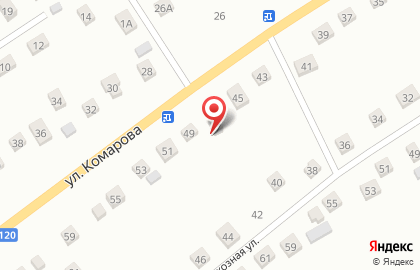 Автосервис РемЗона на улице Комарова на карте