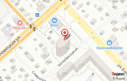 Елисеевский, ТСЖ на карте