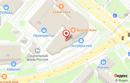 Магазин товаров для дома Домовой в Октябрьском районе на карте