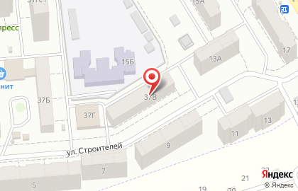 Общежитие Мирт в Новокуйбышевске на карте
