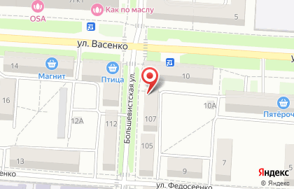 Магазин товаров для рукоделия Мастерица на Большевистской улице на карте