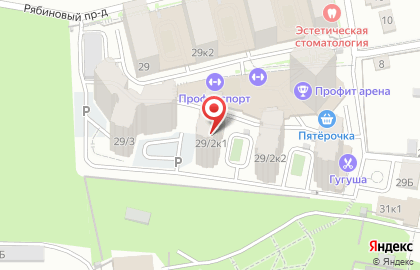 Солярий Жара в переулке Крупской на карте