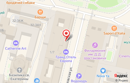 Лобби-бар на Михайловской улице на карте