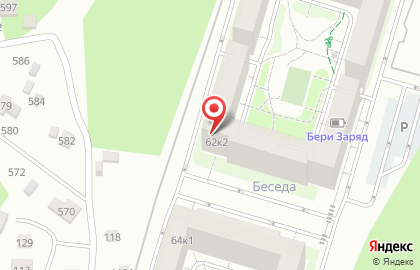Супермаркет Фасоль в Советском районе на карте