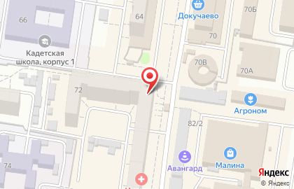 Суши-бар Суши Wok на улице Попова на карте