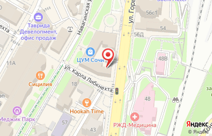 Кулинария на ул. Горького, 53 на карте