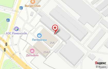 ОАО Банкомат, АКБ Московский Областной Банк в Раменском на карте