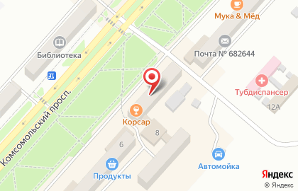 Супермаркет 777 на Комсомольском проспекте на карте