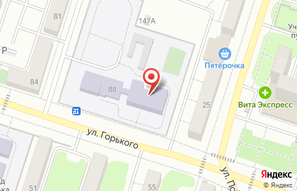Автошкола СОУК Тольятти улица Горького на карте