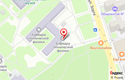 Южный федеральный университет на улице Зорге, 5 на карте