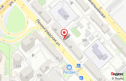 Рекламно-производственная компания РИО на улице Ленинградской на карте