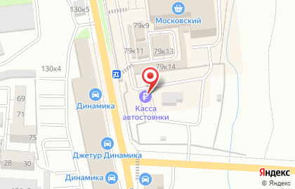 Автостоянка в Калининграде на карте