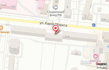 Стоматологическая поликлиника на улице Карла Маркса на карте