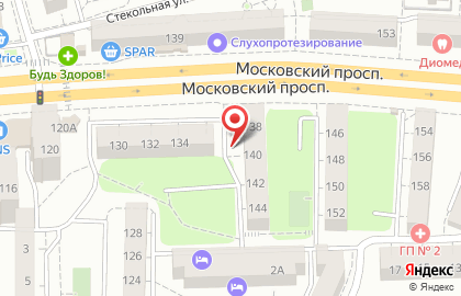 Торгово-монтажная компания Инфинити на Московском проспекте на карте