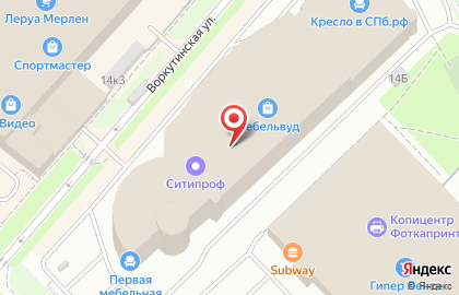 DАNKE Северо -Западв Санкт-Петербурге на карте