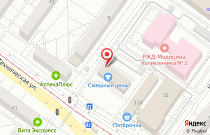 Служба заказа товаров аптечного ассортимента Аптека.ру на Технической улице, 34 на карте
