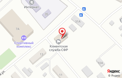 Управление пенсионного фонда РФ в Горном районе на карте