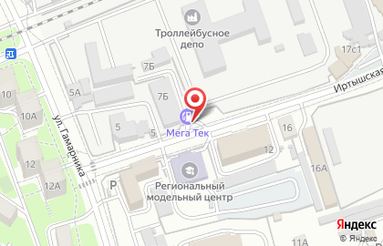 АЗС МегаТЭК в Первореченском районе на карте