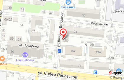 Компьютерный клуб GameZone на улице Валерии Барсовой на карте
