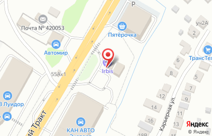 Irbis в Казани на карте