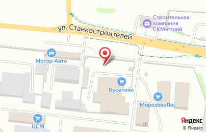 Интернет-магазин Sportcity74.ru на улице Станкостроителей на карте
