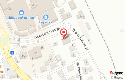 Киоск быстрого питания Русский аппетит на Транспортной улице, 5 на карте
