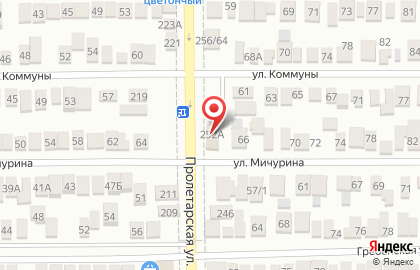 Торгово-сервисный центр Темп-97 на Пролетарской улице на карте