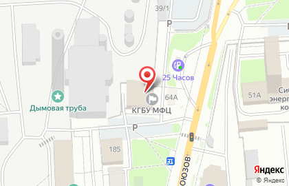 Банкомат Россельхозбанк, Красноярский региональный филиал на улице Профсоюзов на карте