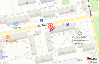 Салон оптики Ваша оптика в Центральном районе на карте