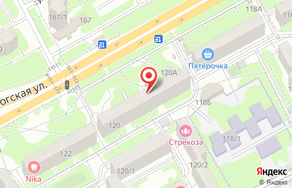 Киоск по продаже печатной продукции в Ростове-на-Дону на карте