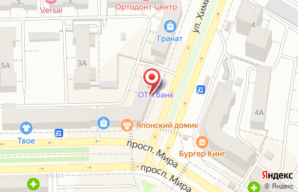 Торгово-сервисная компания Радиосфера на улице Химиков на карте