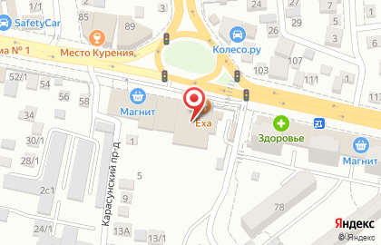 Пиццерия Ёха-пицца на улице Селезнёва на карте