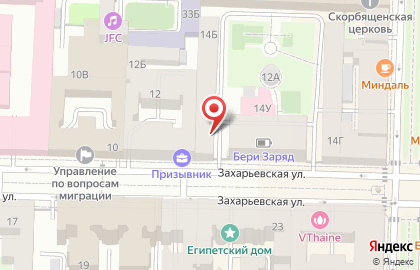 УФСИН по г. Санкт-Петербургу и Ленинградской области на карте