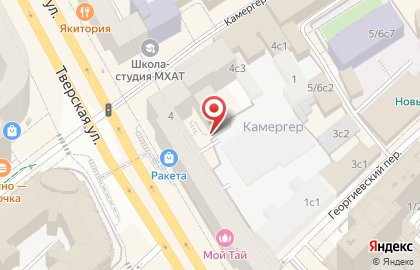Магазин продуктов в Москве на карте