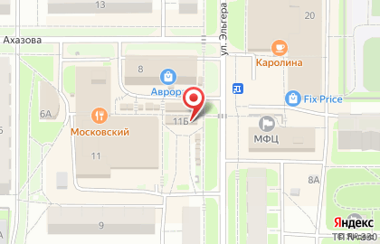 Молокомат на улице Эльгера на карте