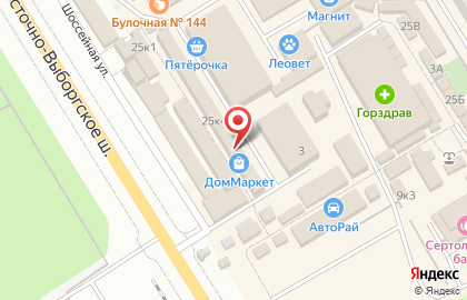Дом плюс в Сертолово на карте