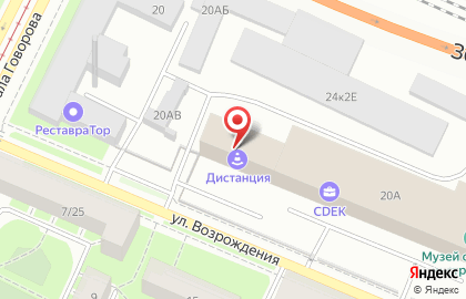 Торговая компания Промстальметиз на улице Возрождения на карте