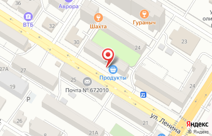 Сладкий магазин Аленка в Железнодорожном районе на карте
