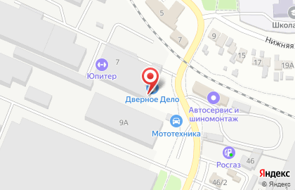Спортивный комплекс Юпитер на Заводской улице на карте
