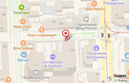 Челябинский гарнизонный военный суд на карте