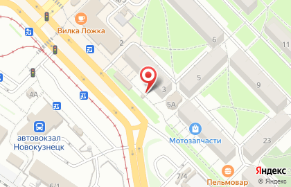 Рыболов в Новокузнецке на карте