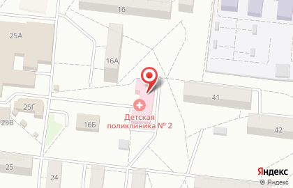 Детская поликлиника №2 в Бердске на карте