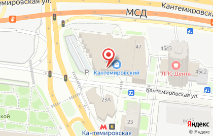 Кафе-бистро Донер-кебаб на Кантемировской улице на карте
