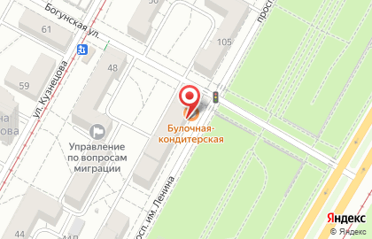 Булочная-кондитерская Булочная-кондитерская в Краснооктябрьском районе на карте