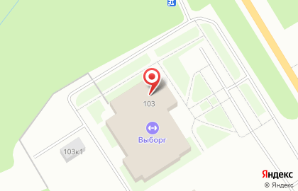 Спортивный комплекс Выборг на карте
