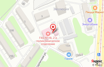 ОАО Банкомат, АКБ Абсолют Банк на Кирпичной улице на карте